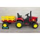 Tractor Eléctrico para Niños FASTRAC 12v 2.4G con remolque