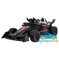 Coche eléctrico para niños PORSCHE FORMULA E 12V con mando