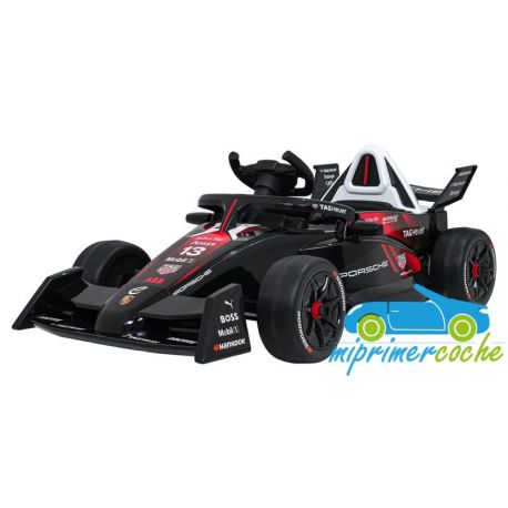 Coche eléctrico para niños PORSCHE FORMULA E 12V con mando