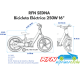Bicicleta eléctrica para niños RFN 24V 250W 16''