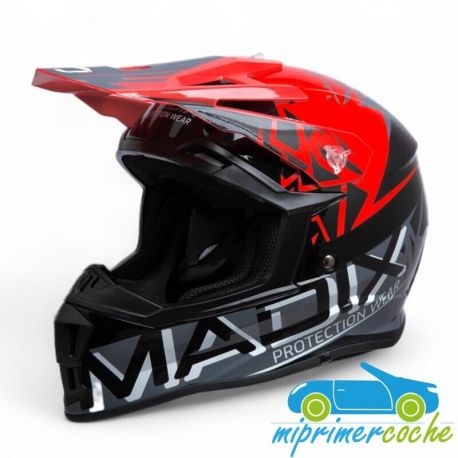 Casco Cross Niño Madix | Seguro, cómodo y homologado