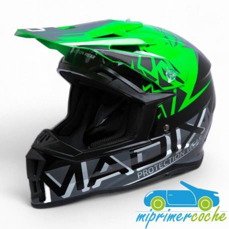 Casco Cross Niño Madix | Seguro, cómodo y homologado