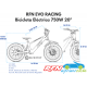 Bicicleta eléctrica sin pedales RXF EVO 36V 750W 20''