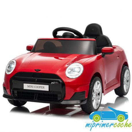 Coche Eléctrico para Niños Mini Cooper S 12V con Mando Parental