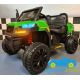 Camión Granjero Infantil RIDER VERDE 12V 4X4 2 PLAZAS CON VOLQUETE