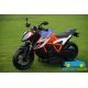 Moto Eléctrica Niños KTM 1290 Superduke 12V con estabilizadoras