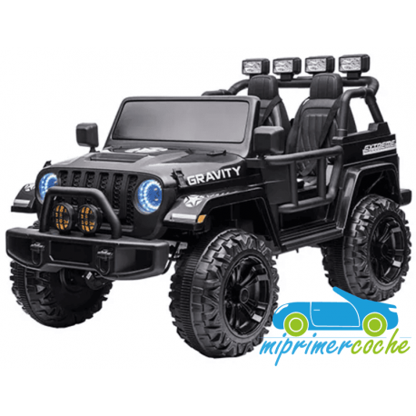 Coche eléctrico para niños JEEP Gravity 12V 2 plazas