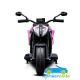 Moto Eléctrica Niños KTM 1290 Superduke 12V con estabilizadoras