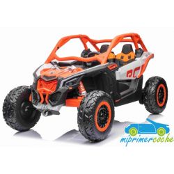 TODOTERRENO ELÉCTRICO INFANTIL BUGGY CAN-AM MAVERICK 24V 4X4 MP4 2 PLAZAS 