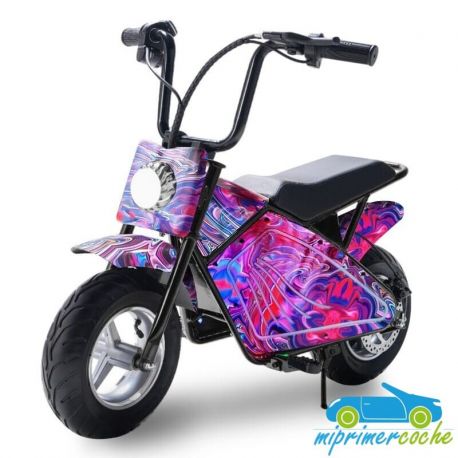 MiniMoto eléctrica para niños Rexo 36v 300w 10''