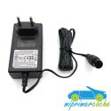 Cargador 24v 3 pines hembra para coches de niños