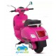 Moto Eléctrica para niños VESPA PIAGGIO GTS 12V color rosa