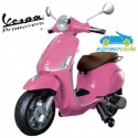 Moto Eléctrica para niños VESPA PIAGGIO PRIMAVERA 12V color rosa