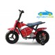 Moto eléctrica para niños 24V 250W color rojo graffiti