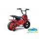 Moto eléctrica para niños 24V 250W color rojo graffiti