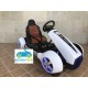 Kart Eléctrico Infantil GO CART FC-8818 12V blanco con mando 2.4G