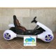 Kart Eléctrico Infantil GO CART FC-8818 12V blanco con mando 2.4G