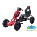 Kart Infantil a Pedales ROBOT GO KART Rojo