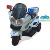 Moto eléctrica para niños TRIMOTO POLICIA 12V color blanco