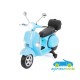 Moto Eléctrica para niños VESPA PIAGGIO 12V color azul