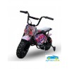 Moto eléctrica para niños 24V 250W color rosa comic graffiti