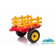 Tractor Eléctrico para Niños BLOW TRUCK 12v ROJO 2.4G con remolque