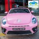 Coche Eléctrico Nilño Volkswagen Beetle Dune Básico 12V 2.4G Rosa