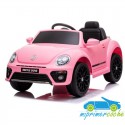 Coche Eléctrico Nilño Volkswagen Beetle Dune Básico 12V 2.4G Rosa