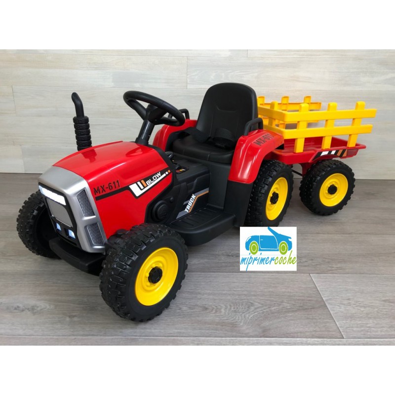 Tractor Eléctrico Infantil - Tractor Para Niños Con Mando 2.4G
