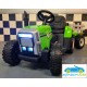 Tractor Eléctrico para Niños BLOW TRUCK 12v VERDE 2.4G con remolque