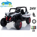 TODOTERRENO INFANTIL BUGGY UTV 4X4 24V PANTALLA MP4 2 PLAZAS 