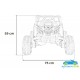 TODOTERRENO BUGGY JH105 12V 4x4 mando 2.4G