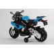 Moto eléctrica para niños BMW S 1000 RR AZUL  12V  con ruedas neumática