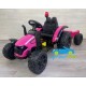 TRACTOR ELÉCTRICO INFANTIL CON REMOLQUE MI PRIMER COCHE ROJO 12V