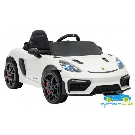 COCHE ELÉCTRICO PARA NIÑOS PORSCHE SPYDER RS 718 12V LITIO MANDO 2.4G