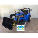 Tractor Eléctrico para Niños NEW HOLANDE STYLE 12v con mando distancia 2.4G