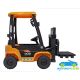 CARRETILLA ELEVADORA MONTACARGAS JCB 12V PARA NIÑOS