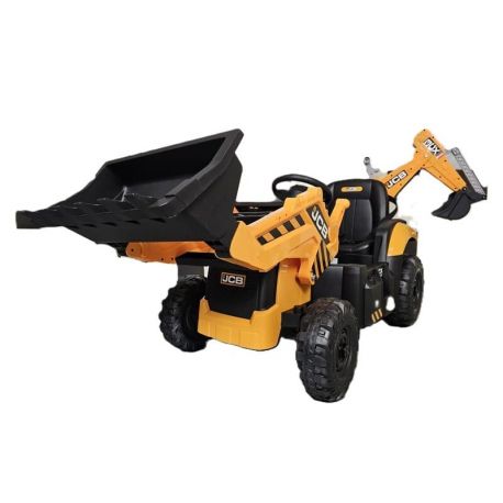 TRACTOR JCB SITEMASTER CON PALA Y CUCHARON 12V mando 2.4G