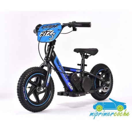 Bicicleta eléctrica para niños RIRIBIKE RTX3 24V 12 pulgadas