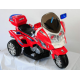 Moto eléctrica para niños Trimoto POLICIA 12V color rojo