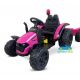 TRACTOR ELÉCTRICO INFANTIL CON REMOLQUE MI PRIMER COCHE ROJO 12V