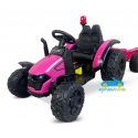 TRACTOR ELÉCTRICO INFANTIL CON REMOLQUE MI PRIMER COCHE ROJO 12V
