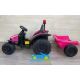 TRACTOR ELÉCTRICO INFANTIL CON REMOLQUE MI PRIMER COCHE ROJO 12V