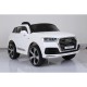 Coche eléctrico para niños ÁUDI Q7 12V BLANCO Modelo 2017 2.4G ruedas de caucho