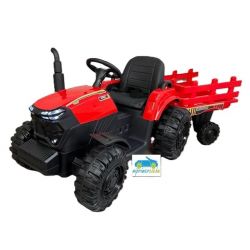 TRACTOR ELÉCTRICO INFANTIL 8520 24V CON MANDO Y REMOLQUE
