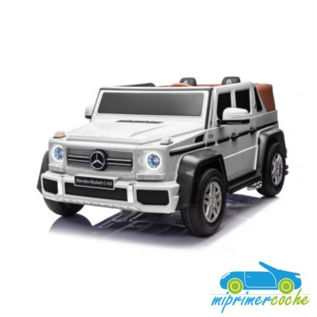COCHE ELÉCTRICO NIÑOS MERCEDES BENZ MAYBACH G650 XL 24V 2 PLAZAS MP4