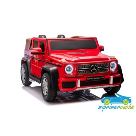 COCHE ELÉCTRICO NIÑOS MERCEDES MAYBACH 4x4 G650 XL 24V 2 PLAZAS MP4