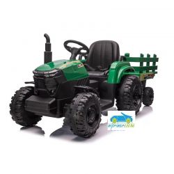 TRACTOR ELÉCTRICO INFANTIL 8520 24V CON MANDO Y REMOLQUE