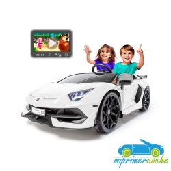 LAMBORGHINI AVENTADOR SVJ DRIFT 24V MP4 2 PLAZAS mando 2.4G
