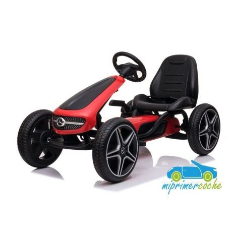 Kart Infantil a Pedales MERCEDES GO KART Blanco 